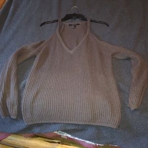 Forever 21 cold shoulder sweater